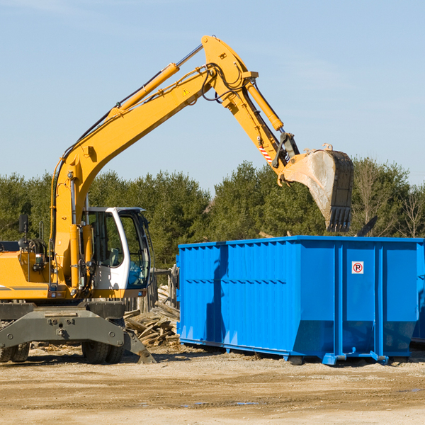 can i choose the location where the residential dumpster will be placed in West Point Iowa